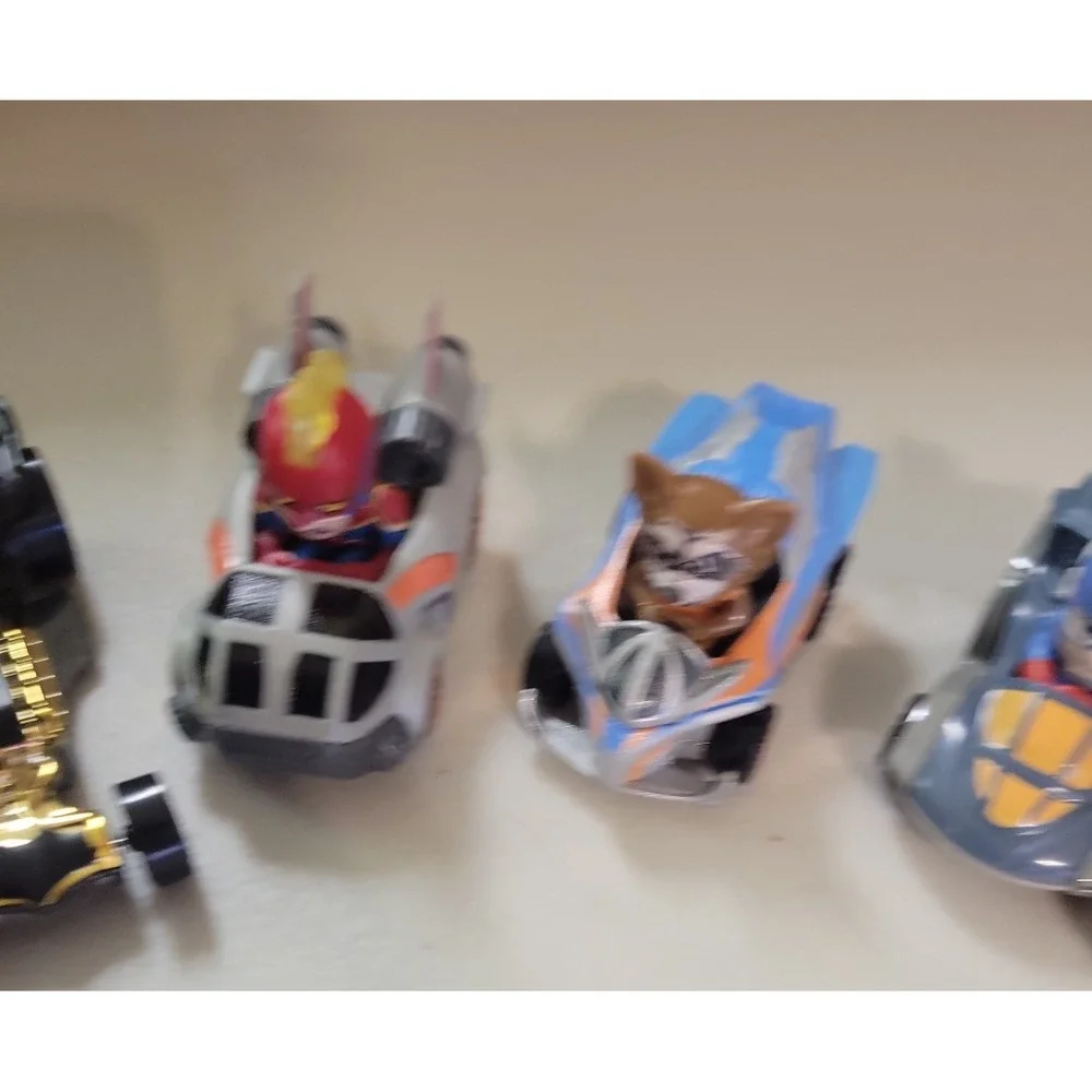 Hot Wheels RacerVerse Rocket Raccoon Captain America etc.. 6pc lot
